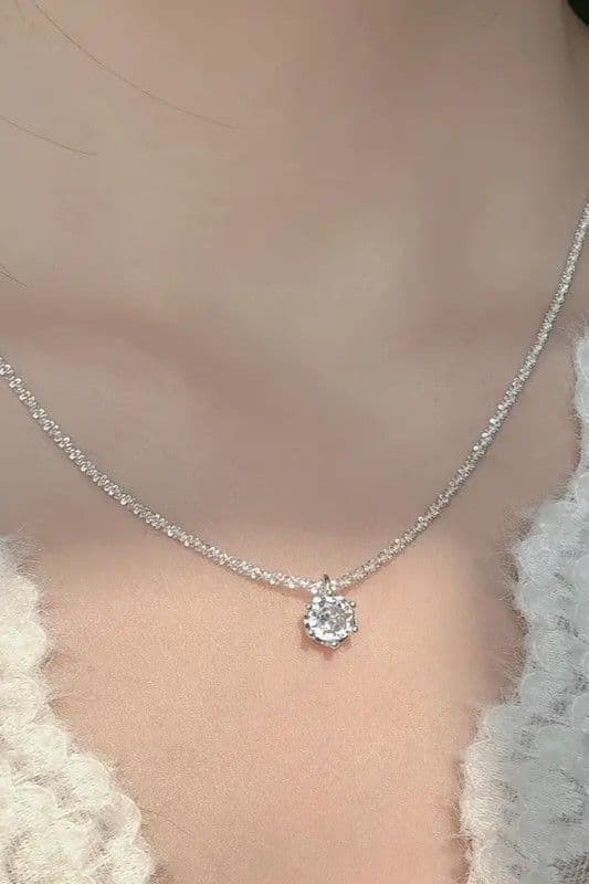 Колье с подвеской (серебро) — 3