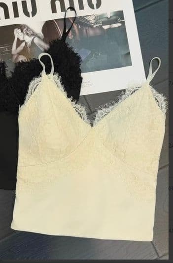 Топ корсет атлас гіпюр 16 ONE SIZE (молочний) — 1