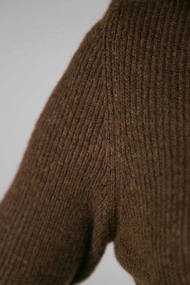 Плаття силуетне ONE SIZE (коричневий) — 6