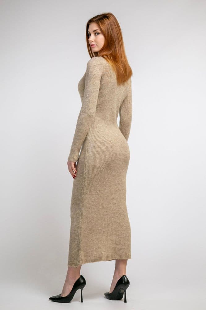Плаття силуетне ONE SIZE (беж) — 1